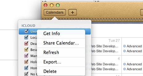 ipad backup calendar
