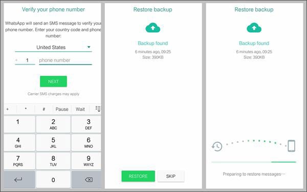 whatsapp audio recovery