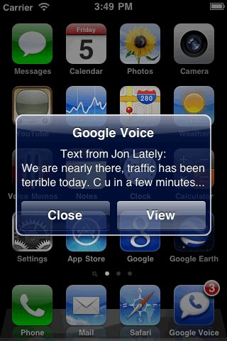 google voicemail iphone