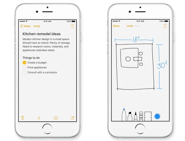 ios 9 notes