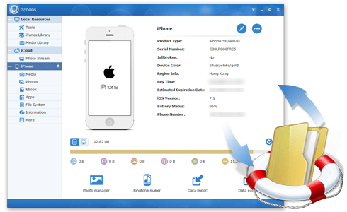 Syncios iOS Data Recovery