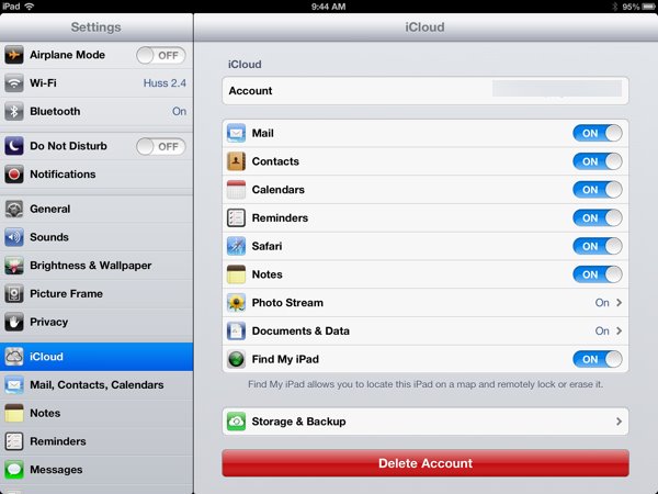 find iPad backup from ipad
