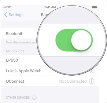 bluetooth not working on iphone