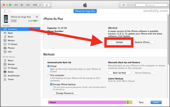 fix itunes error 1 by download ipsw file manually