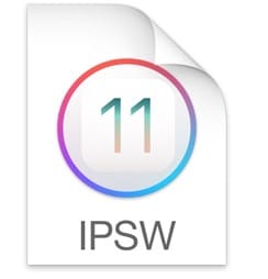 download ipsw file manually
