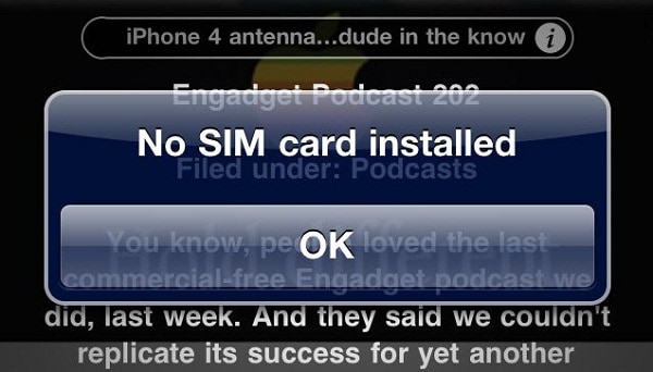 iphone no sim card message