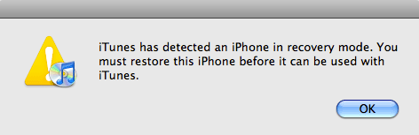 ipod touch recovery mode
