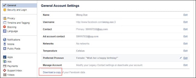 recover deleted facebook message