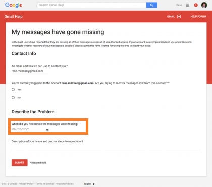 how to recover deleted messages on gmail