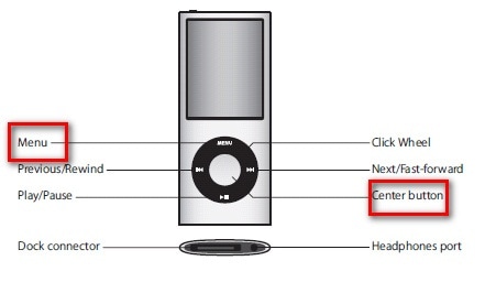 reset iPod