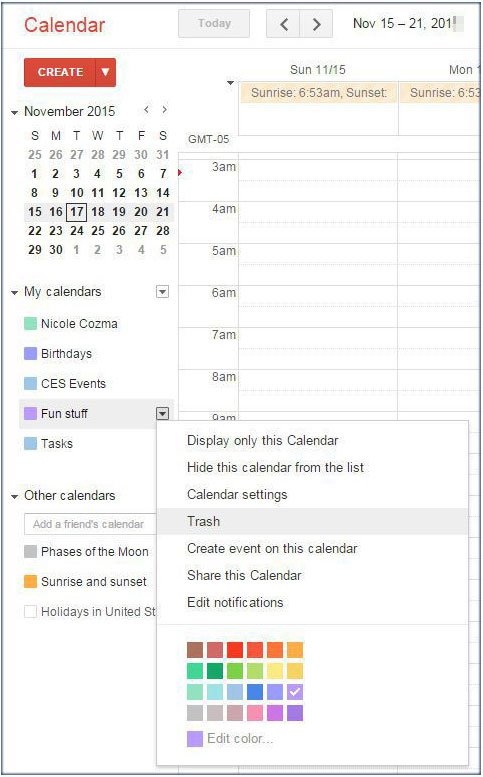 how to retrieve deleted calendar events on samsung phone