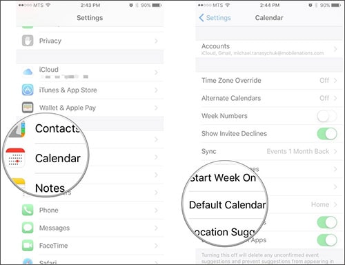 fix iphone calendar not syncing with outlook
