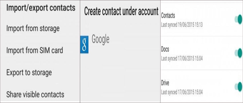 add contact to google account