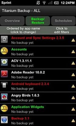 data backup app for Android