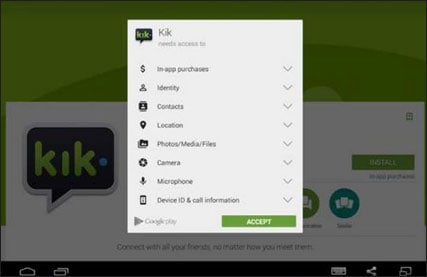 create a kik messenger account