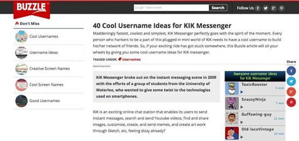 Find Local Kik Usernames, Find Kik Friends