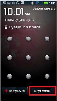 hack android phone pattern lock