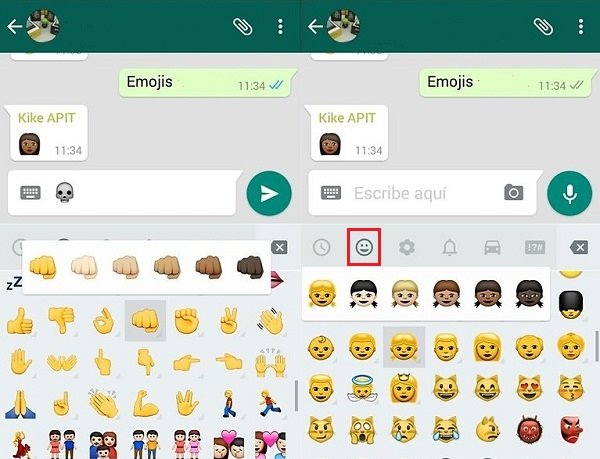 how to insert emoticons in whatsapp