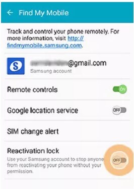 turn off reactivation lock