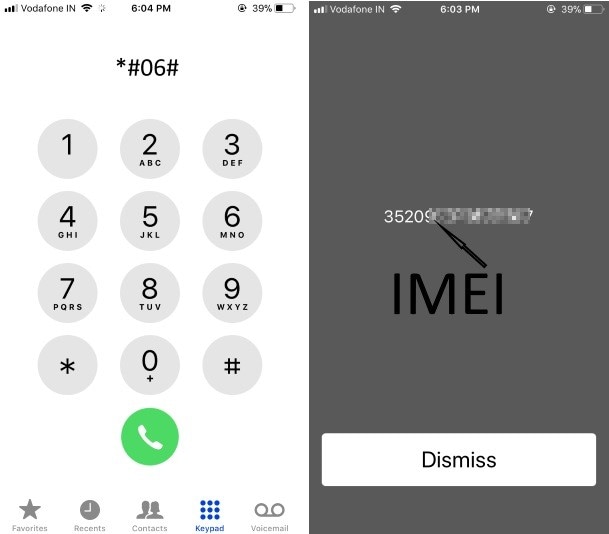get imei number