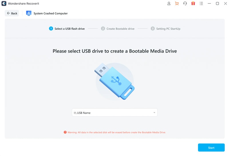 create a bootable usb drive