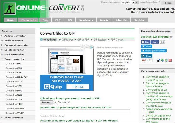 Converter SVG em GIF Grátis e Online 