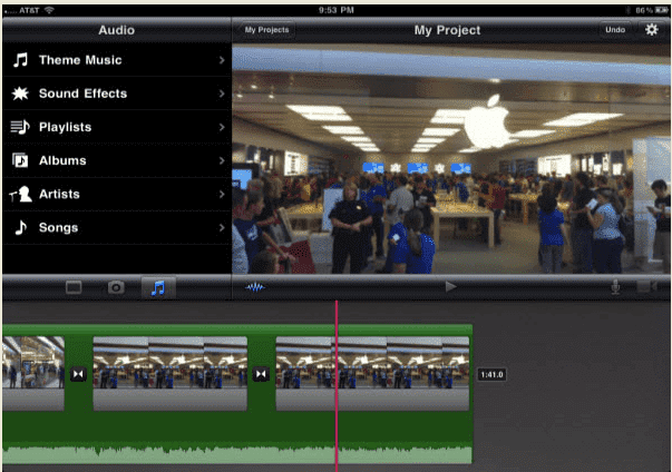 imovie slideshow