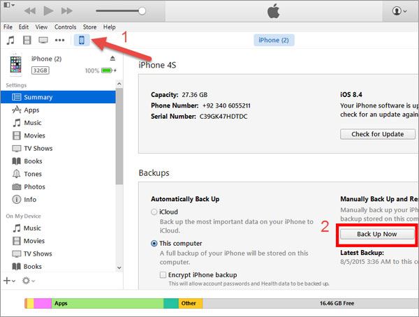 How to Uninstall iOS 9 - iSkysoft