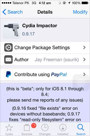 how to fix cydia stuck on done packages