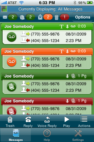 fabulous voicemail app for iPhone
