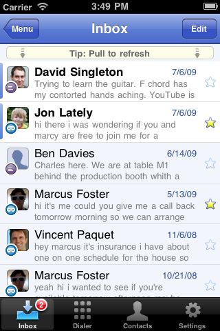 voicemail to text app iphone