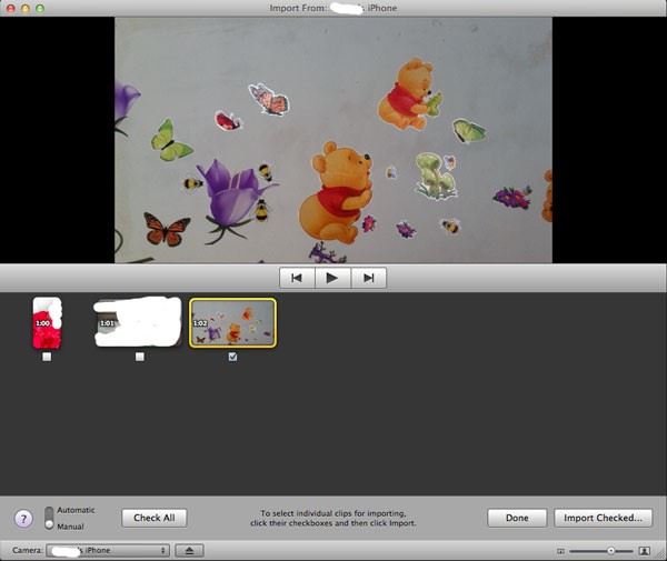 transfer iphone video to mac