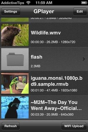 how to play flash video on iphone