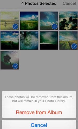how to create photo albums on iphone