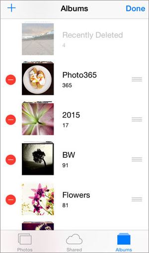 how to make a photo album on iphone 