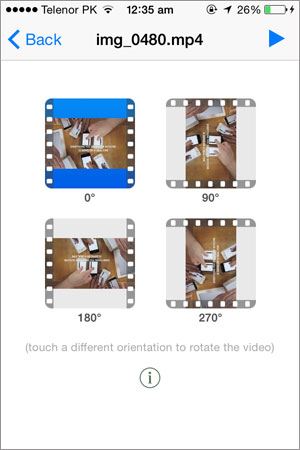 rotate video on iphone 6s