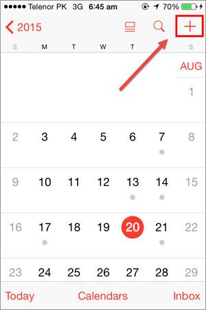  share calendars on iphone