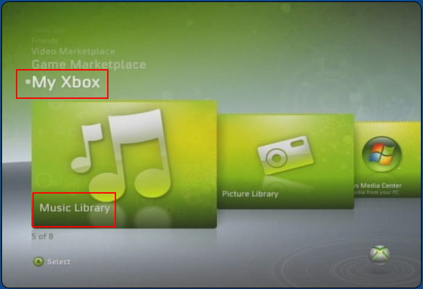 music Xbox