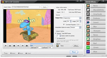 Download and buy VeryPDF Flash to Animated GIF Converter