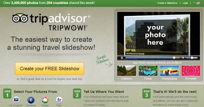 créateur de vidéos en ligne sans filigrane TripAdvisorTripWow