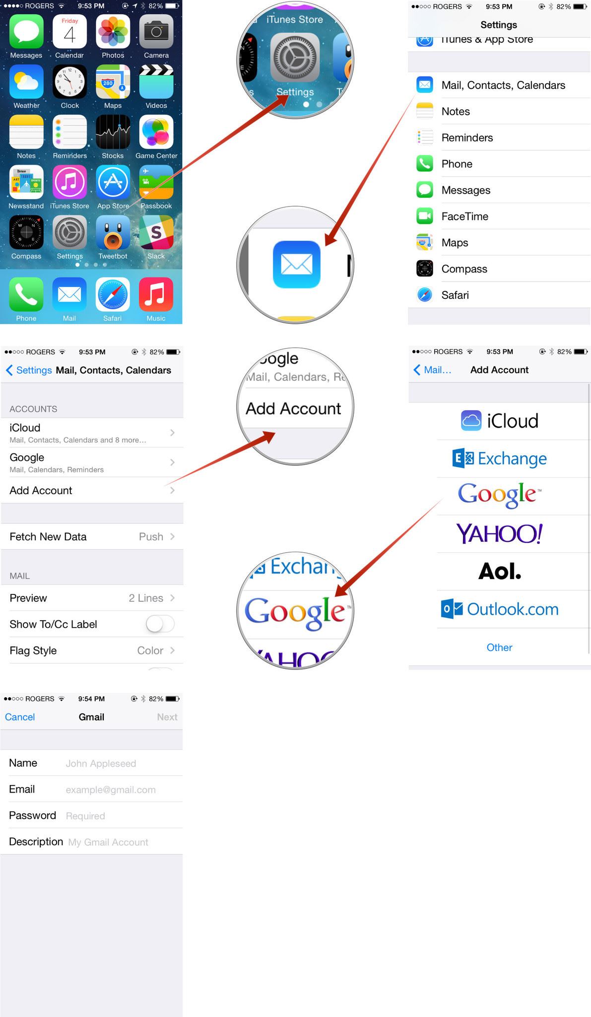 sync google contacts with iphone