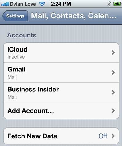 sync address book with iphone