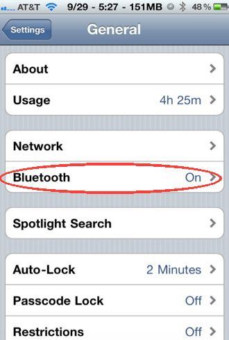 Iphone bluetooth wont connect to ford sync #7