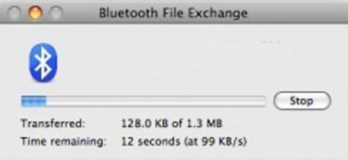 transfer iphone files bluetooth