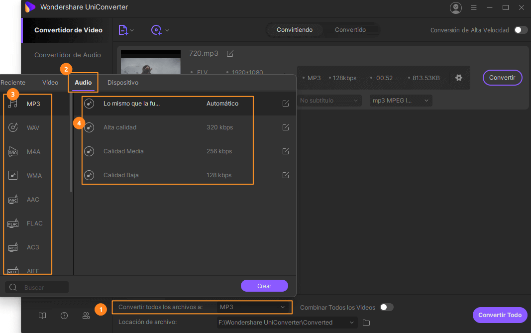 convertir audio wma a mp3