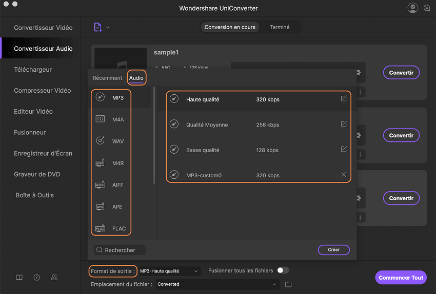 convertir M4V en MP3 pour mac