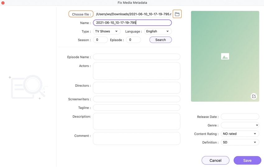 fix-media-metadata-wondershare-mac-step2