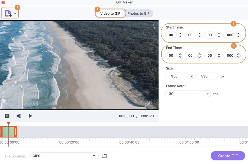 GIF to MP4 converter