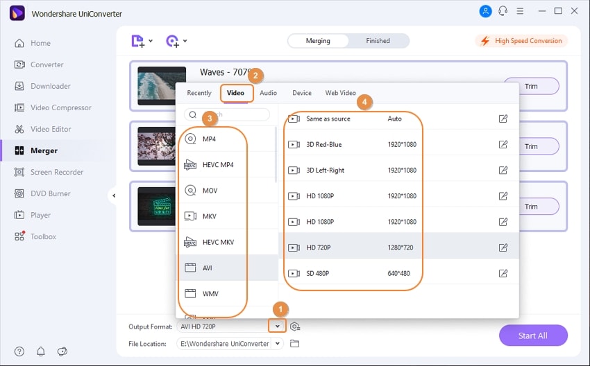 merge video windows 10 13