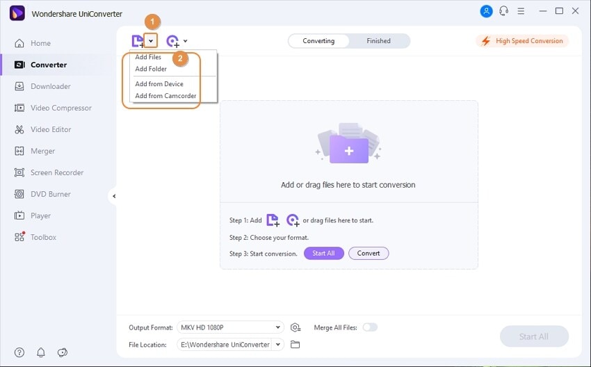 Open M3U to MP4 converter and add M3U file(s)